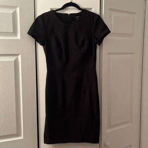 Banana Republic black short sleeve dress